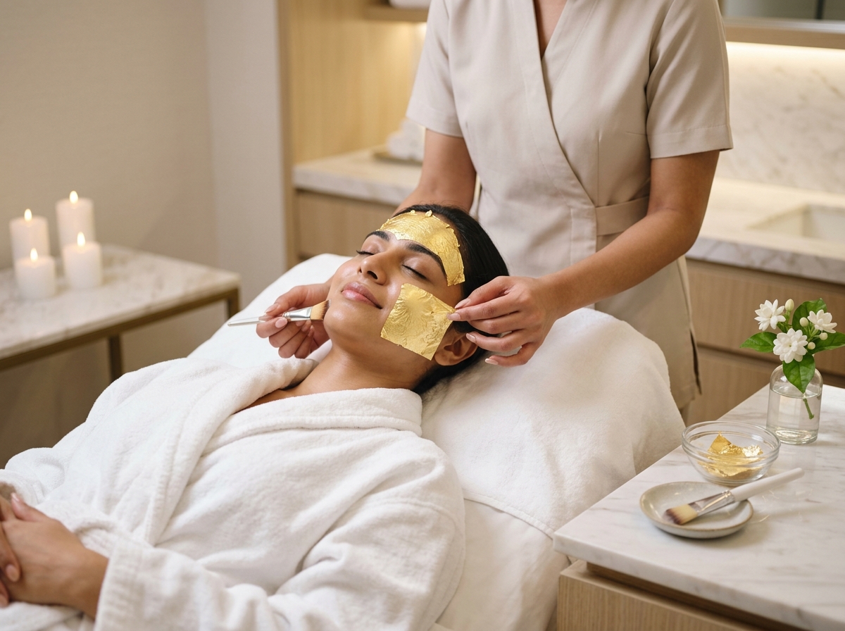 Kanak Champa & 24K Gold Leaf Facial